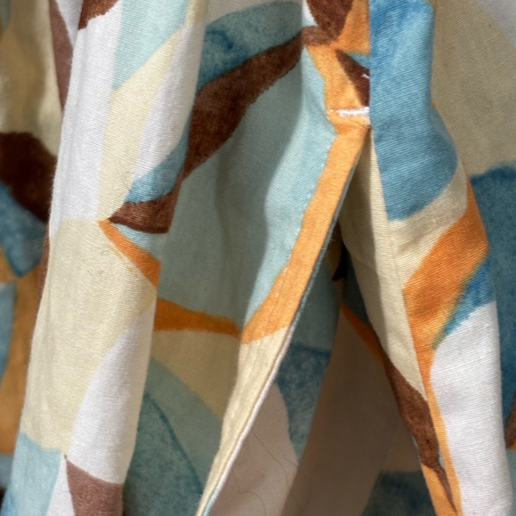 Abercombie & Fitch mini dress abstract adjustable spaghetti strap pockets size S - Picture 7 of 9